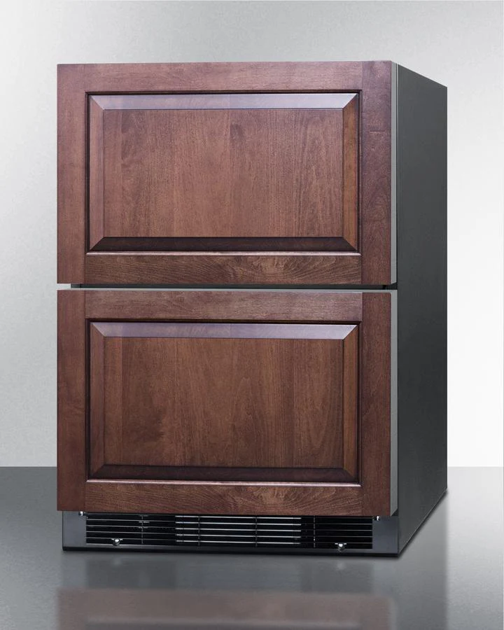 Summit SPRF2D5PNR 24" Wide Panel-Ready 2-Drawer Refrigerator-Freezer (Panel Not Included) - Image 2