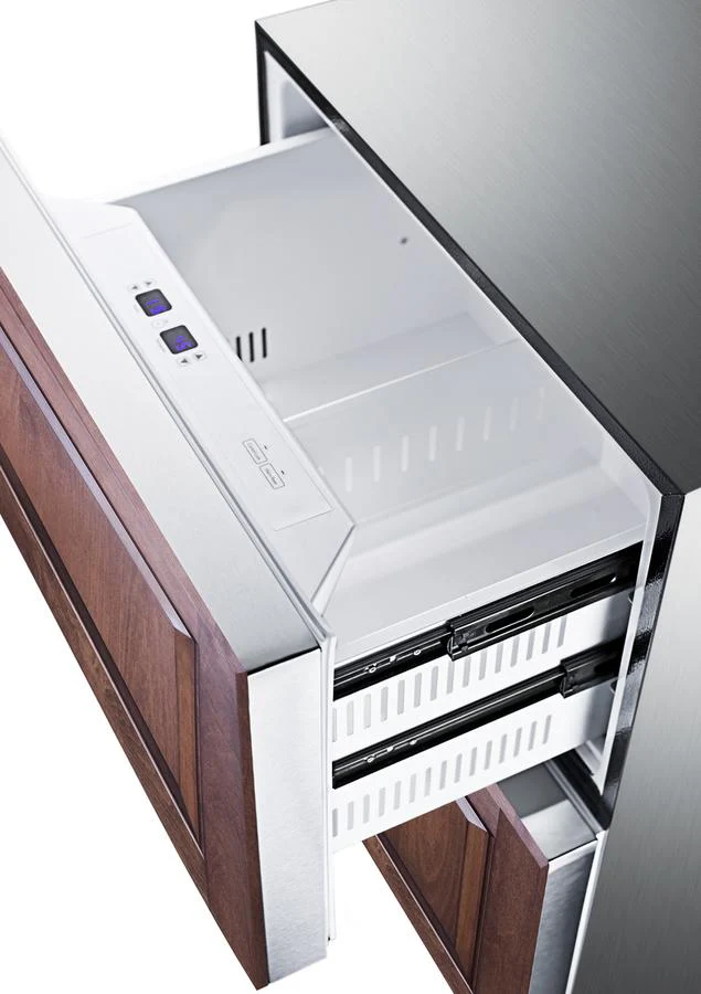Summit SPRF2D5PNR 24" Wide Panel-Ready 2-Drawer Refrigerator-Freezer (Panel Not Included) - Image 4