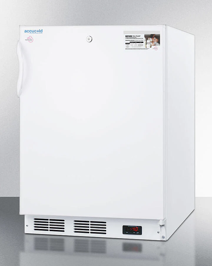 Summit VT65MLBIMCADA Ada Compliant Momcube All-Freezer For Storage Of Breast Milk, With Manual Defrost, Front Lock, And Reversible Door - Image 3