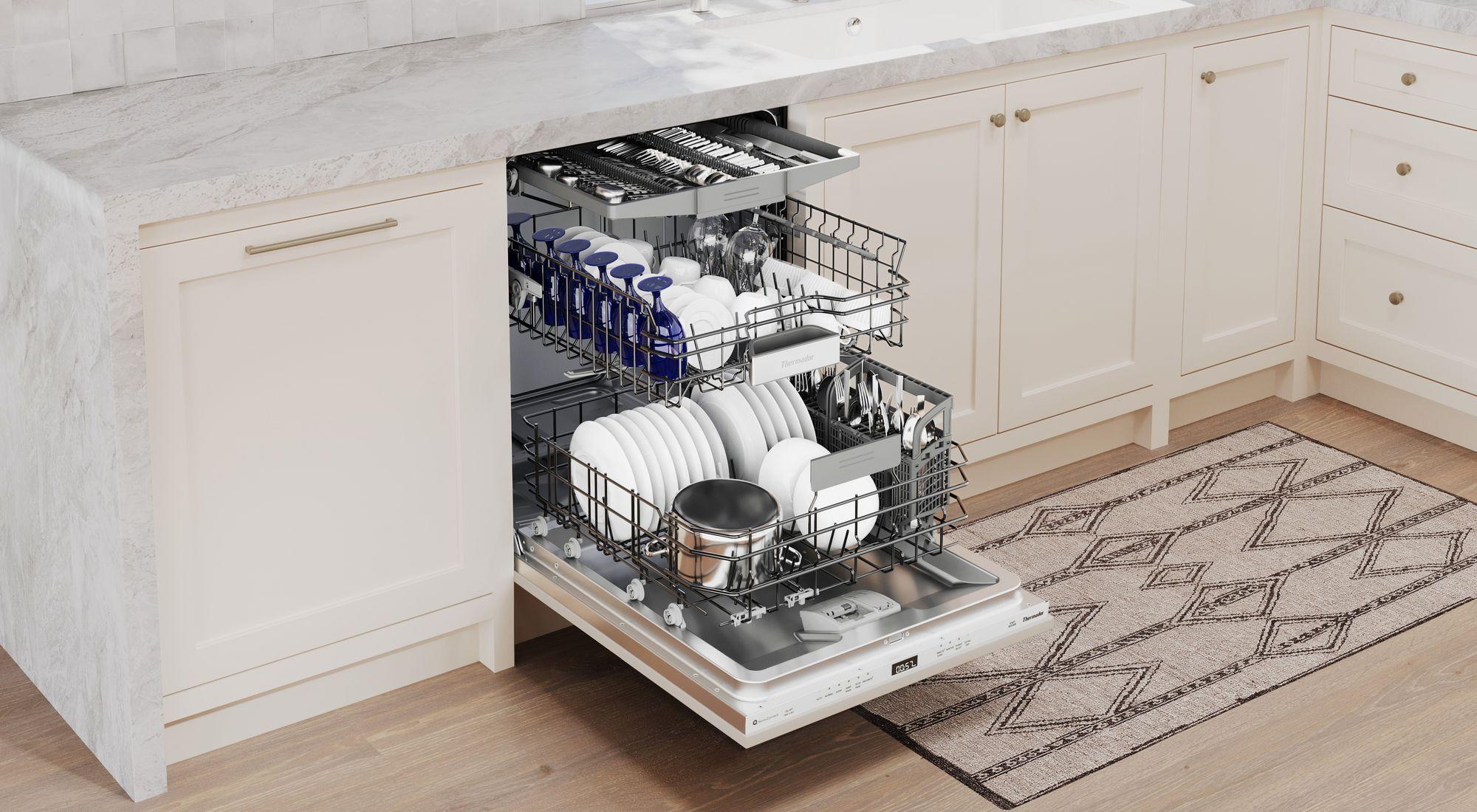 Thermador DWHD640EPR Dishwasher 24'' Custom Panel Ready - Image 6