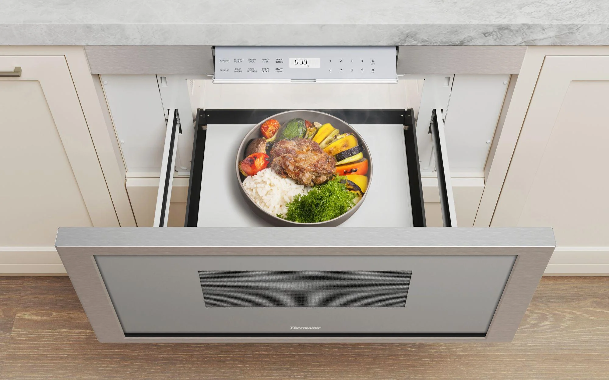 Thermador MD30BS Microdrawer® Microwave 30'' Stainless Steel - Image 3