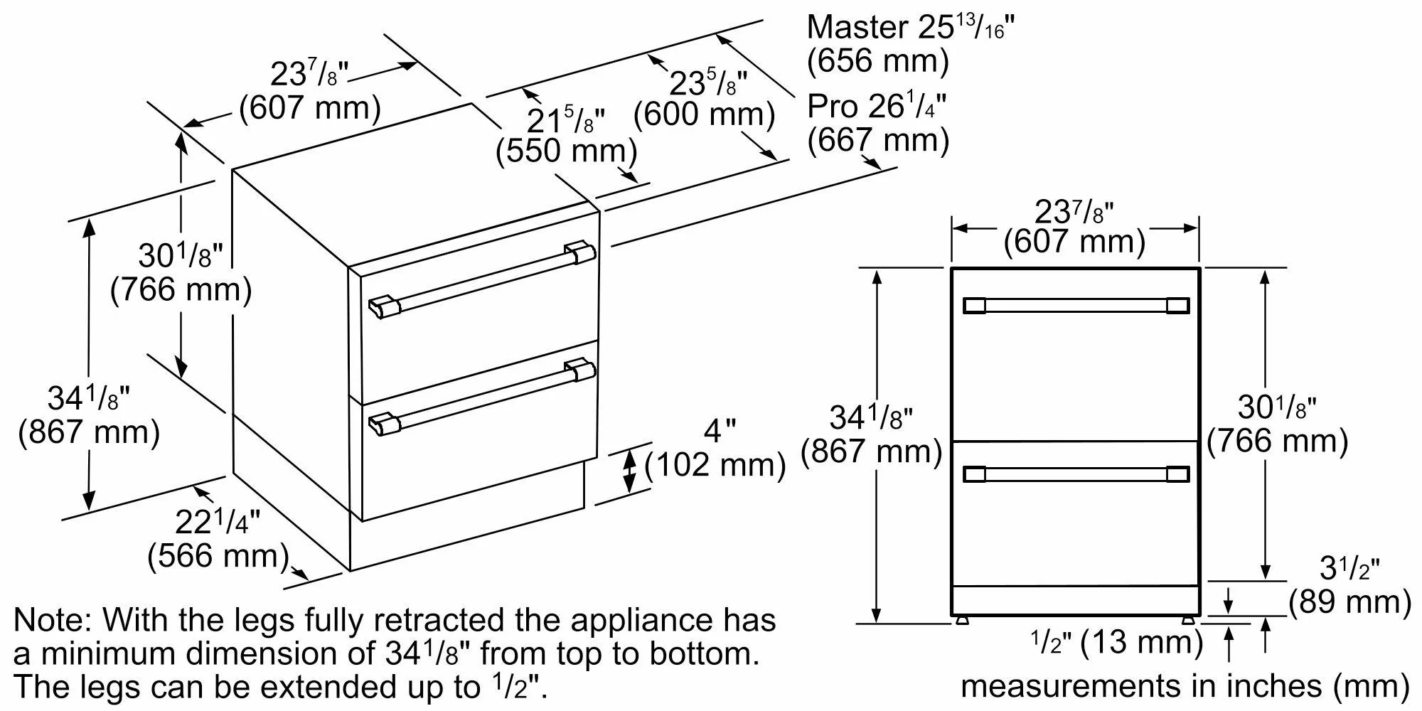 Thermador T24UC905DP Freedom® 24 Inch Uc Refrigerator Freezer - Custom 24'' Panel Ready T24Uc905Dp - Image 10