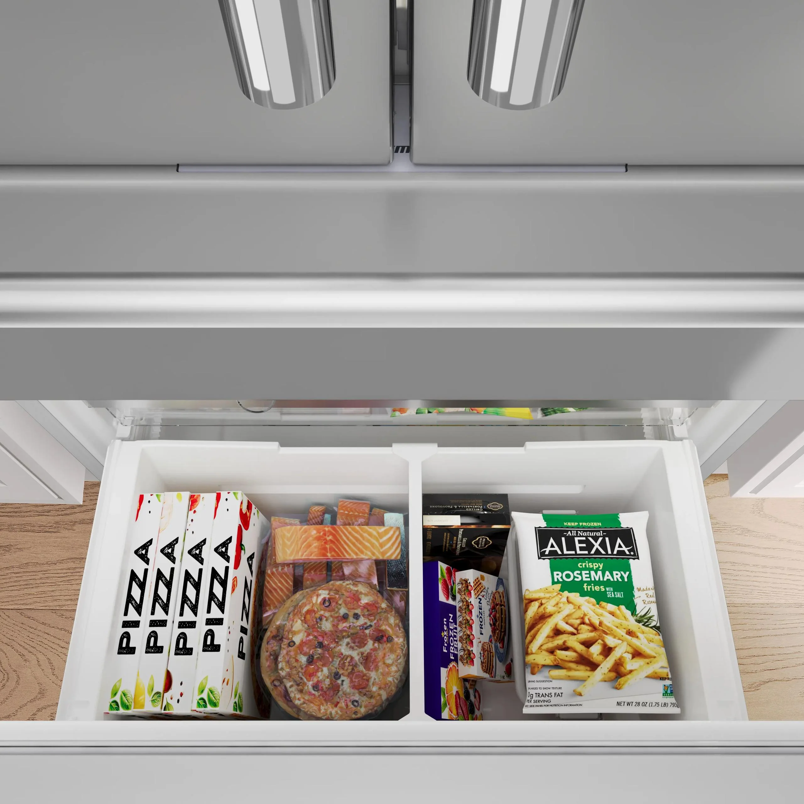 Thermador T36FL821NS Professional Freestanding French Door Bottom Mount Refrigerator 36'' Professional Stainless Steel - Image 10