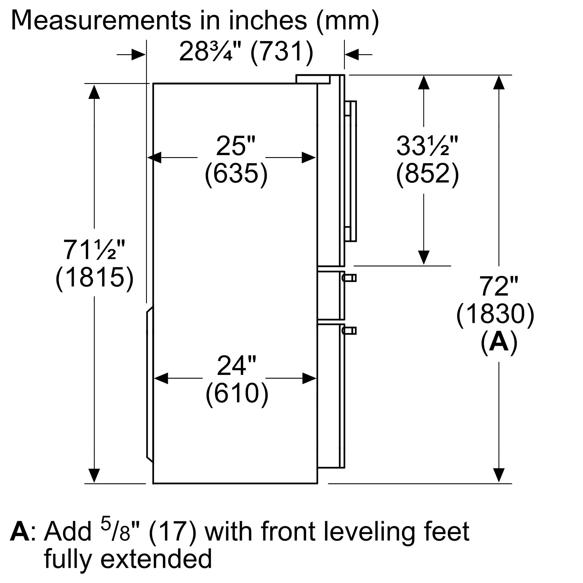 Thermador T36FL821NS Professional Freestanding French Door Bottom Mount Refrigerator 36'' Professional Stainless Steel - Image 14