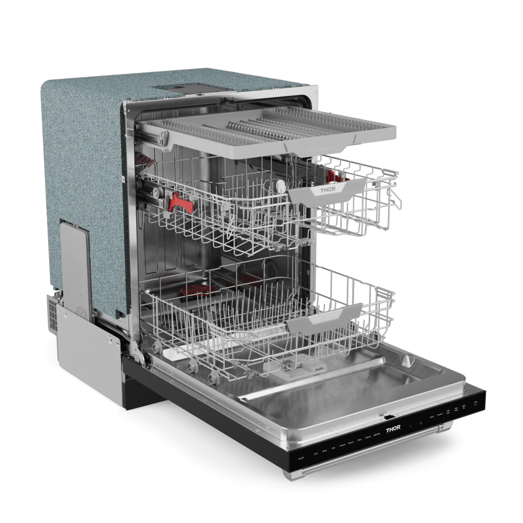 Thor Kitchen DW24X8BA00SS 24 Inch Dishwasher Stainless Matte Black/Stainless Steel Gordon Ramsay Series - Dw24X8Ba00-Ss - Image 5