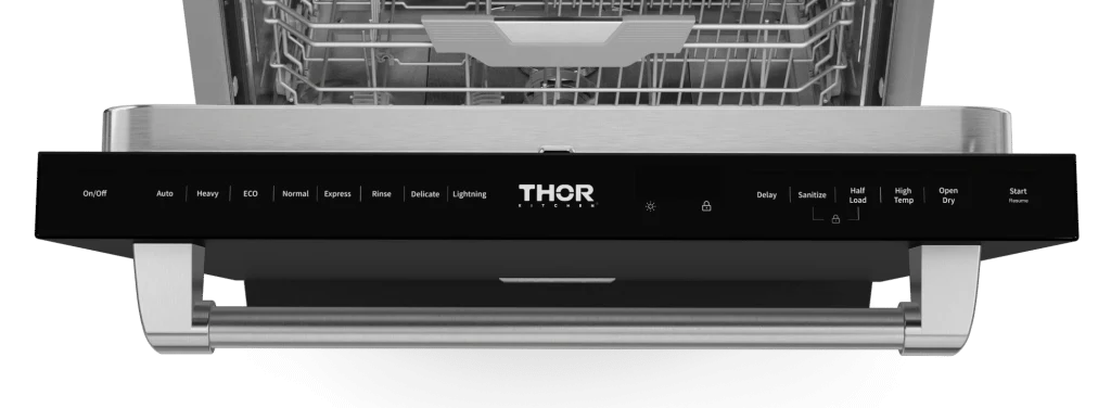 Thor Kitchen DW24X8BA00SS 24 Inch Dishwasher Stainless Matte Black/Stainless Steel Gordon Ramsay Series - Dw24X8Ba00-Ss - Image 7