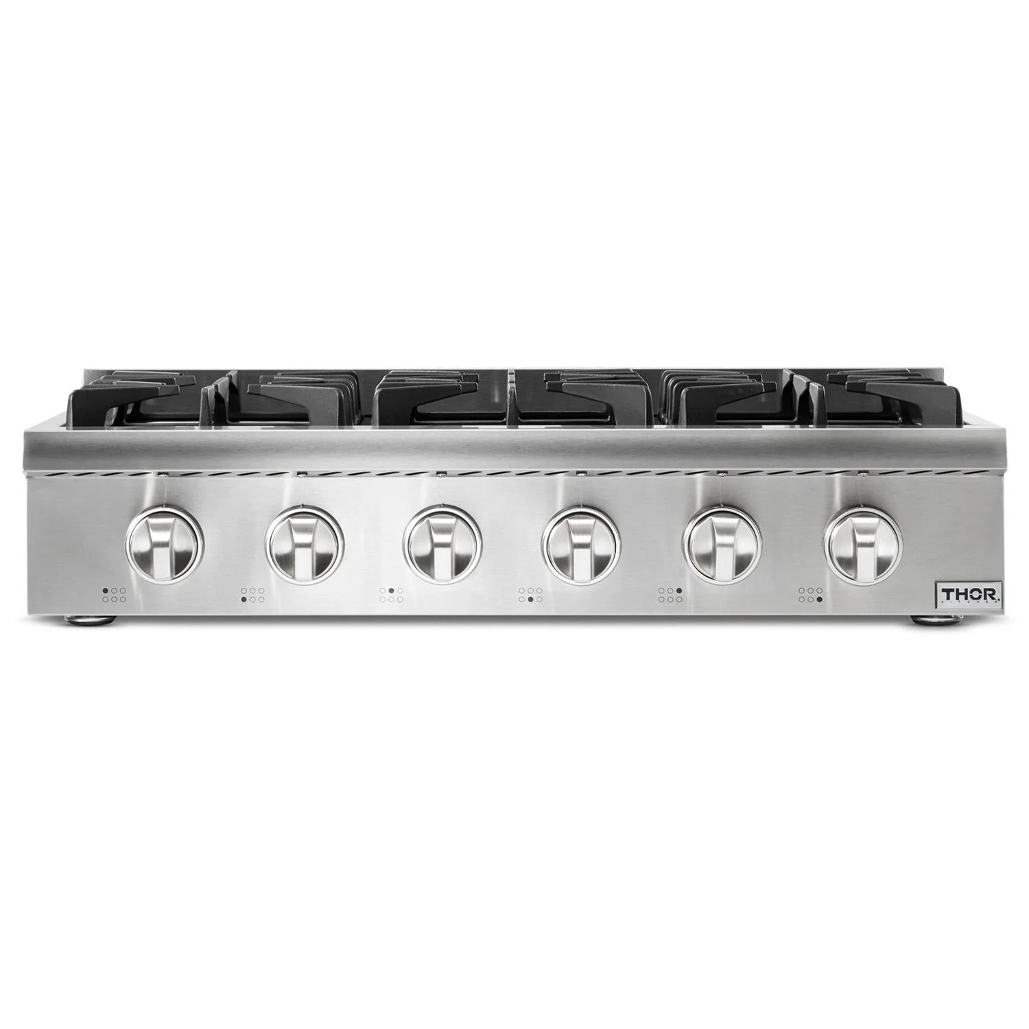 Thor Kitchen HRT3618ULP 36 Inch Professional Gas Rangetop In Stainless Steel - Liquid Propane - Image 3