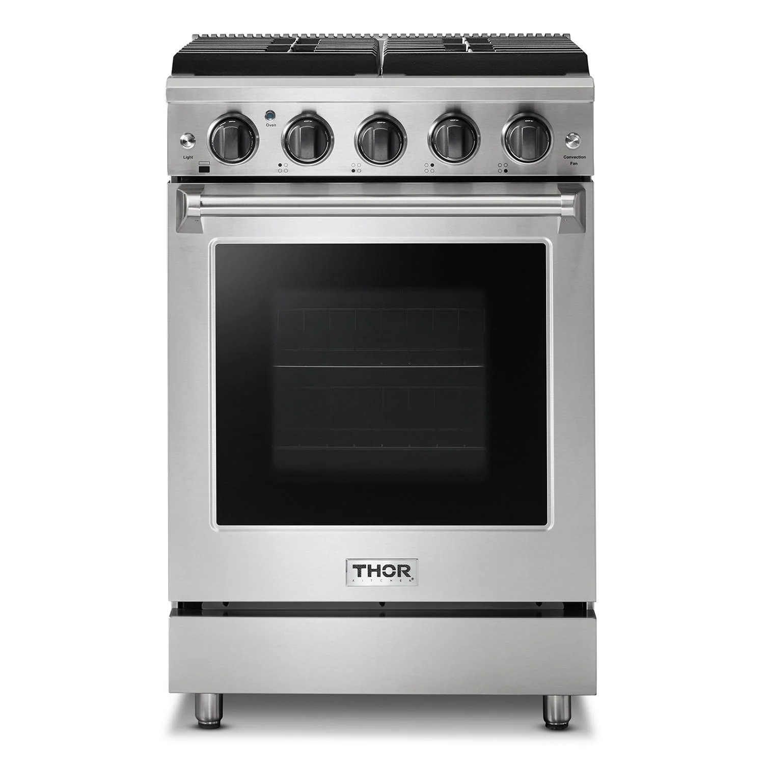 Thor Kitchen LRG2401U 24 Inch Freestanding Gas Range In Stainless Steel
