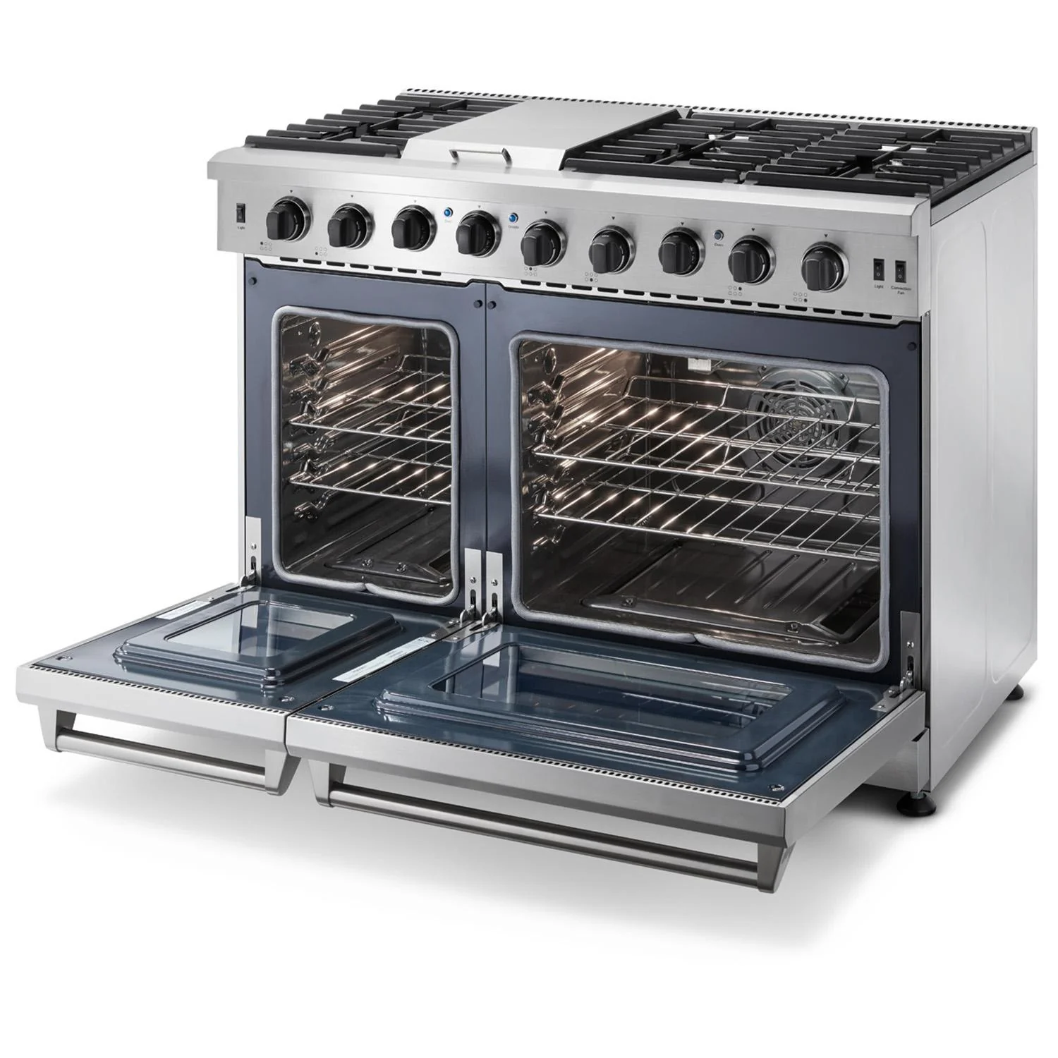 Thor Kitchen LRG4807ULP 48 Inch Gas Range In Stainless Steel - Liquid Propane - Image 2