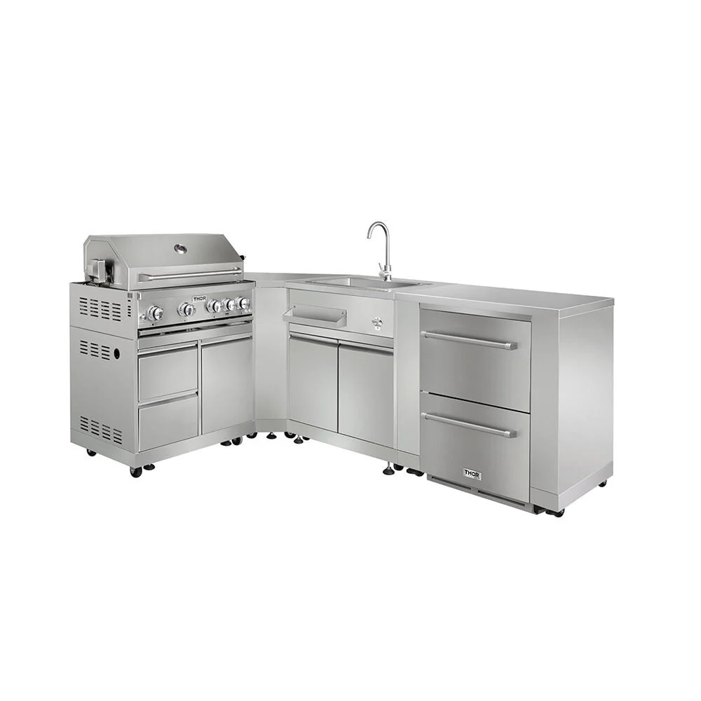 Thor Kitchen MK06SS304 Outdoor Kitchen Corner Cabinet In Stainless Steel - Image 3