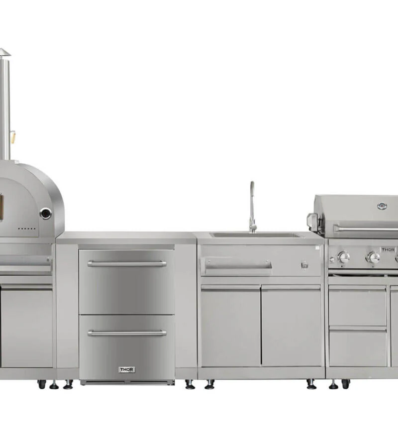 Thor Kitchen MK07SS304 Outdoor Kitchen Pizza Oven And Cabinet In Stainless Steel - Image 6