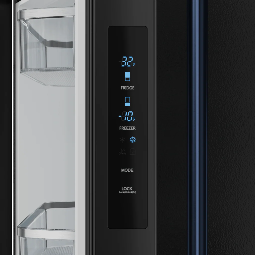 Thor Kitchen RF3017FFD00BLU 30 Inch 17.7 Cu Ft French Door Counter Depth Refrigerator With Ice Maker In Black/Navy Blue Gordon Ramsay Series - Rf3017Ffd00-Blu - Image 7