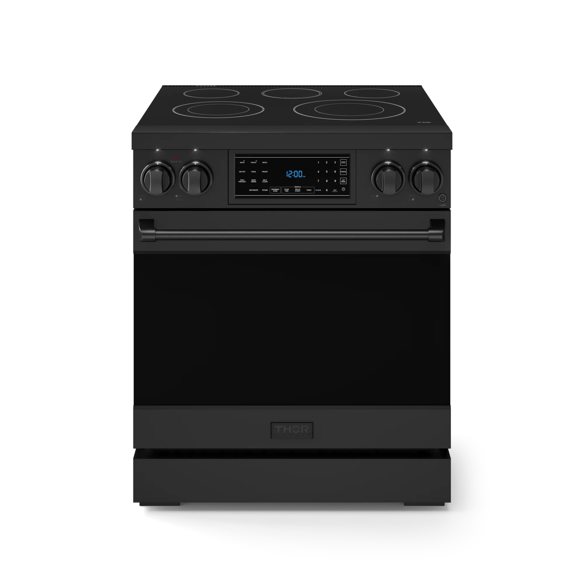 Thor Kitchen RSE30B 30 Inch Professional Electric Range With Tilt Panel Touch Control In Black Gordon Ramsay Series - Rse30B