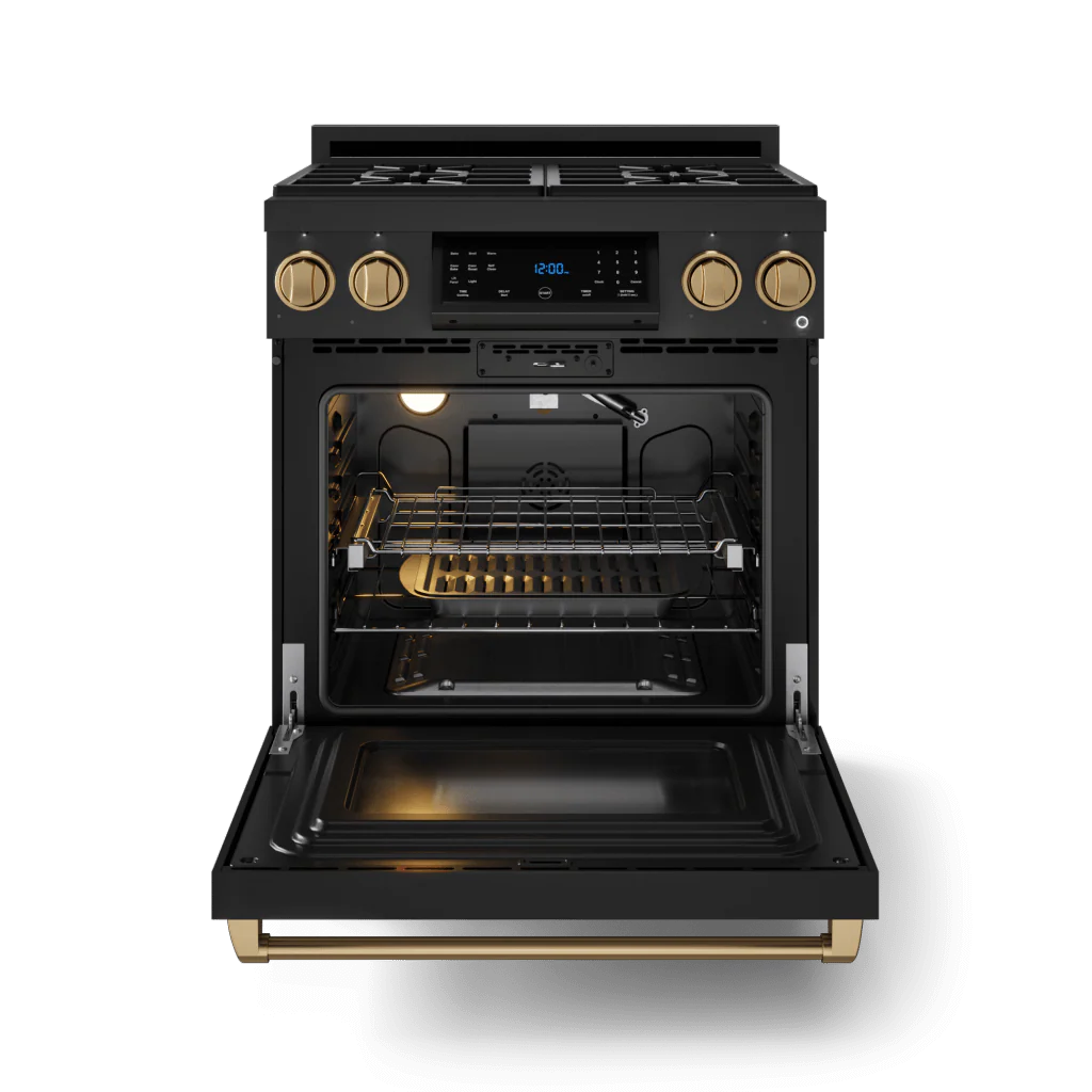 Thor Kitchen RSG30BLPBRZ 30 Inch Professional Lp Range With Tilt Panel Touch Control In Matte Black/Bronze Gordon Ramsay Series - Rsg30Blp-Brz - Image 2