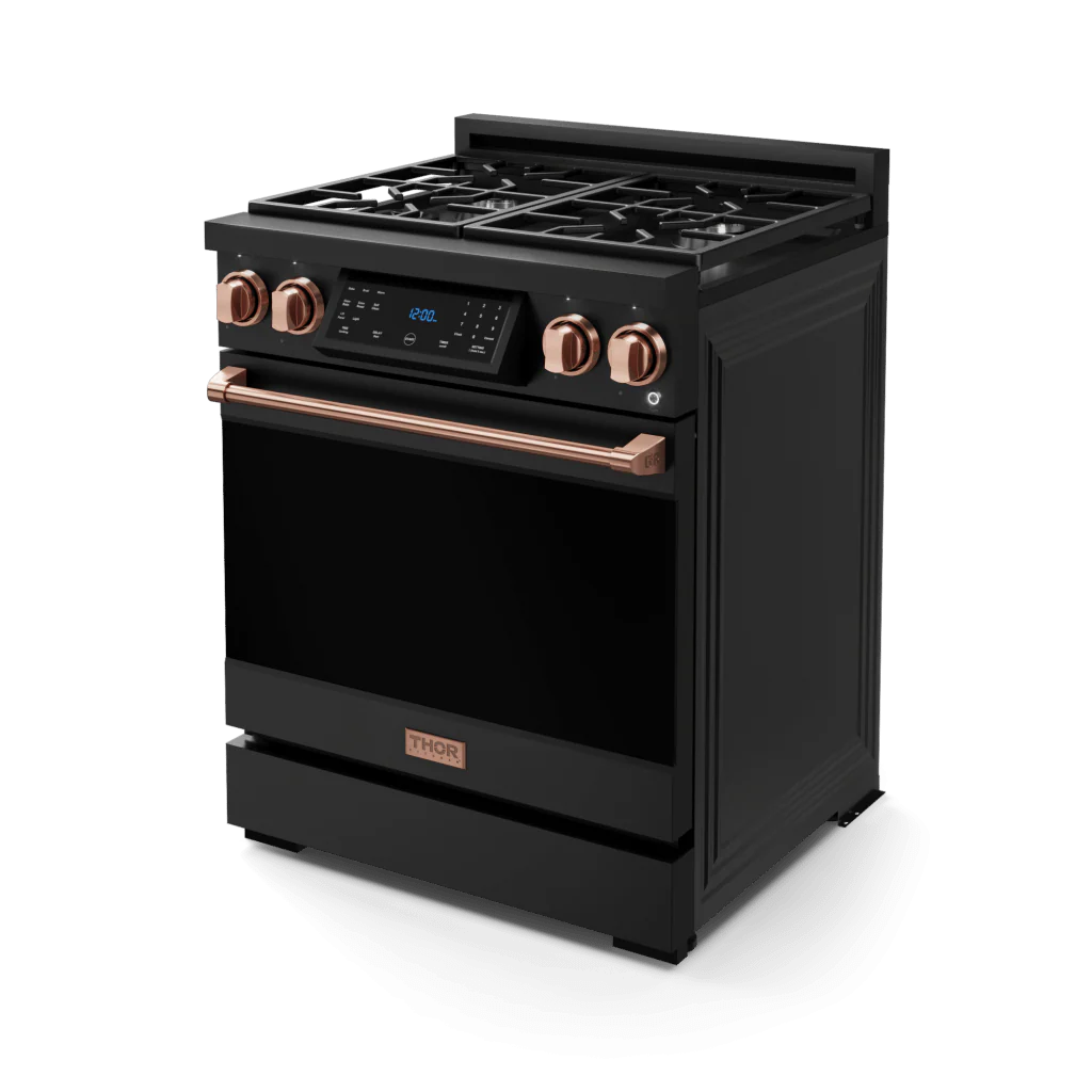 Thor Kitchen RSG30BLPRSG 30 Inch Professional Lp Range With Tilt Panel Touch Control In Matte Black/Rose Gold Gordon Ramsay Series - Rsg30Blp-Rsg - Image 4