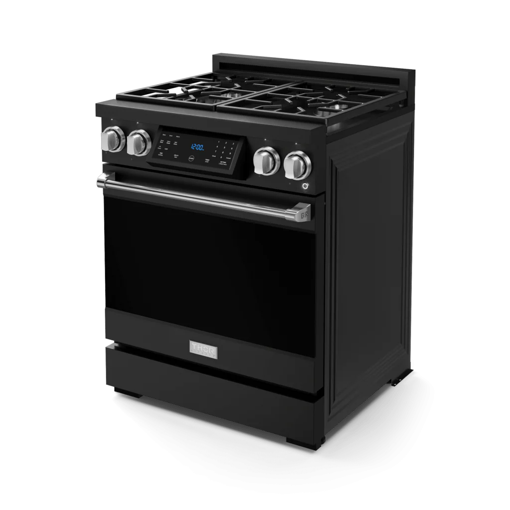 Thor Kitchen RSG30BLPSS 30 Inch Professional Lp Range With Tilt Panel Touch Control In Matte Black/Stainless Steel Gordon Ramsay Series - Rsg30Blp-Ss - Image 4