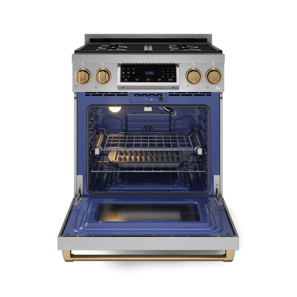 Thor Kitchen RSG30LPBRZ 30 Inch Professional Lp Range With Tilt Panel Touch Control In Stainless Steel/Bronze Gordon Ramsay Series - Rsg30Lp-Brz - Image 2