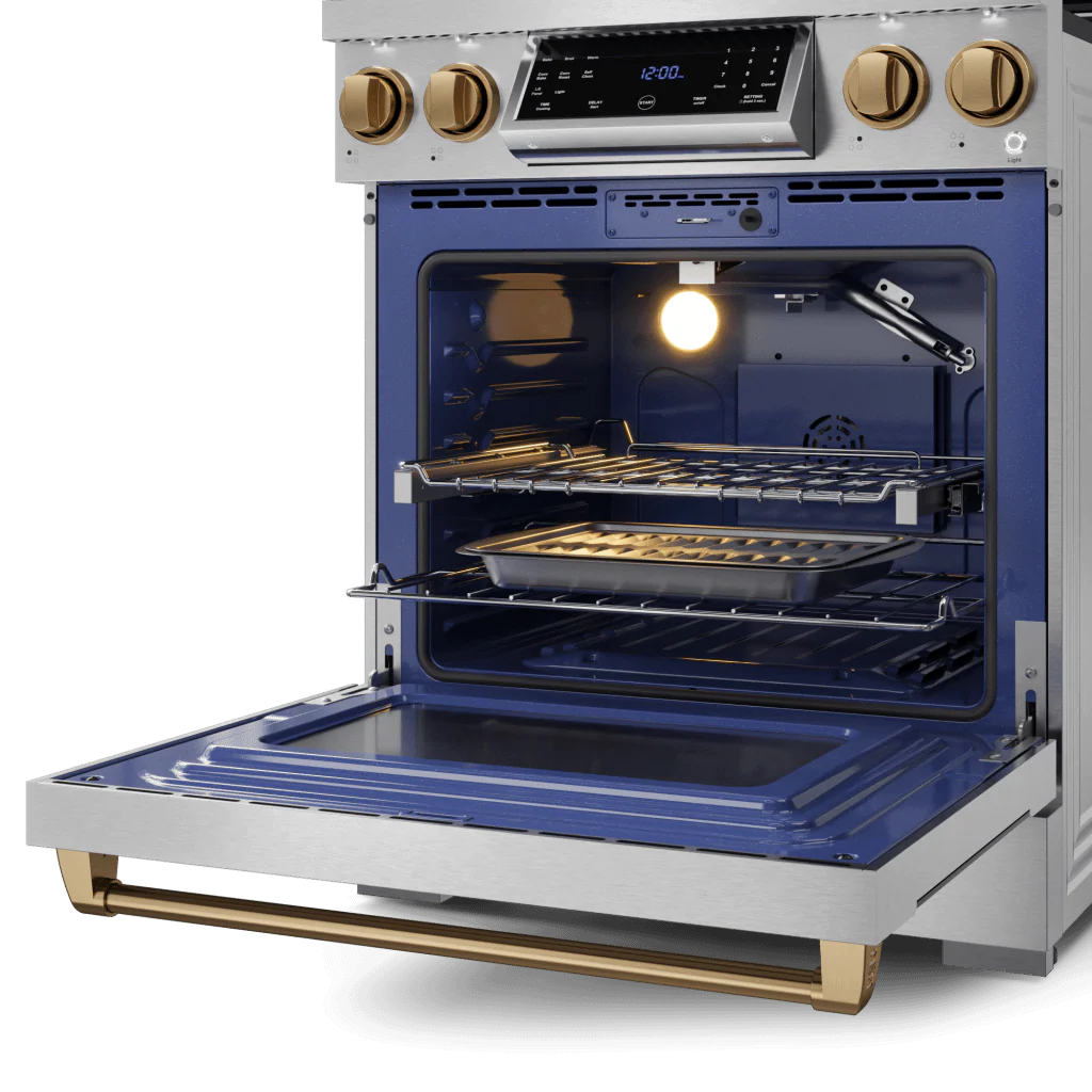 Thor Kitchen RSG30LPBRZ 30 Inch Professional Lp Range With Tilt Panel Touch Control In Stainless Steel/Bronze Gordon Ramsay Series - Rsg30Lp-Brz - Image 5