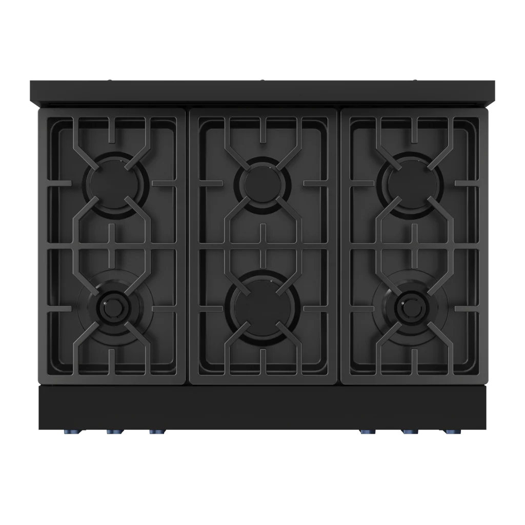 Thor Kitchen RSG36BBLU 36 Inch Professional Gas Range With Tilt Panel Touch Control In Stainless Black/Blue Gordon Ramsay Series - Rsg36B-Blu - Image 7