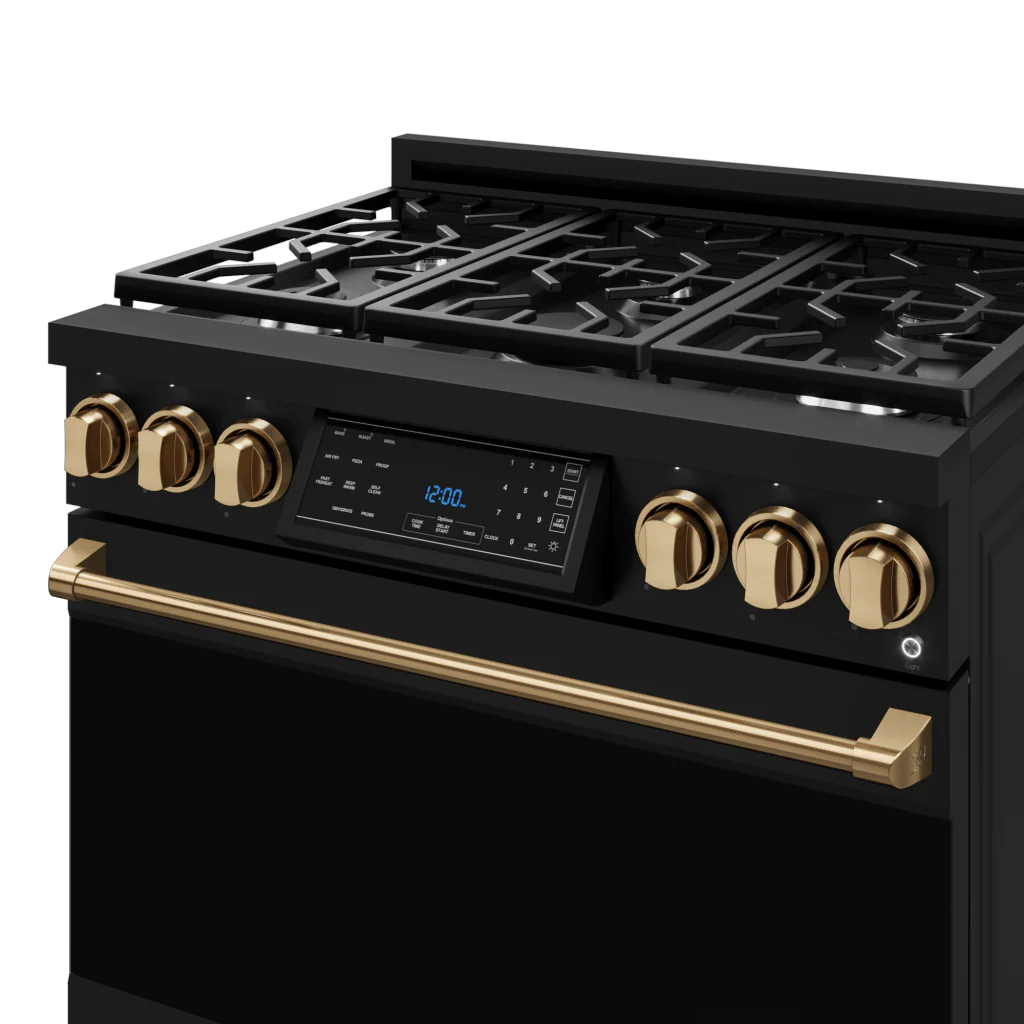 Thor Kitchen RSG36BBRZ 36 Inch Professional Gas Range With Tilt Panel Touch Control In Black/Bronze Gordon Ramsay Series - Rsg36B-Brz - Image 6