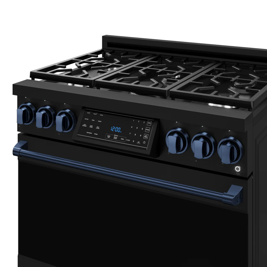 Thor Kitchen RSG36BLPBLU 36 Inch Professional Lp Range With Tilt Panel Touch Control In Stainless Black/Blue Gordon Ramsay Series - Rsg36Blp-Blu - Image 6