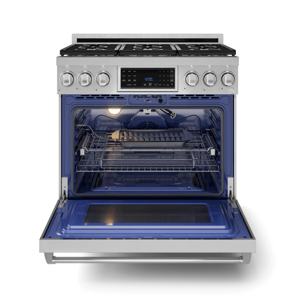 Thor Kitchen RSG36LP 36 Inch Professional Lp Range With Tilt Panel Touch Control In Stainless Steel Gordon Ramsay Series - Rsg36Lp - Image 2