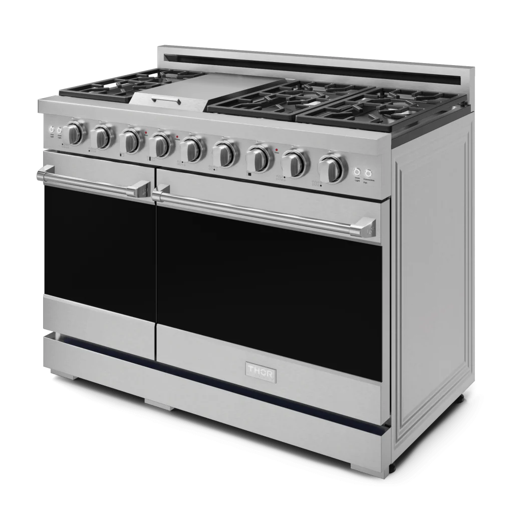 Thor Kitchen RSG48E 48 Inch Professional Gas Range With Pro-Style Knobs In Stainless Steel Gordon Ramsay Series - Rsg48E - Image 4