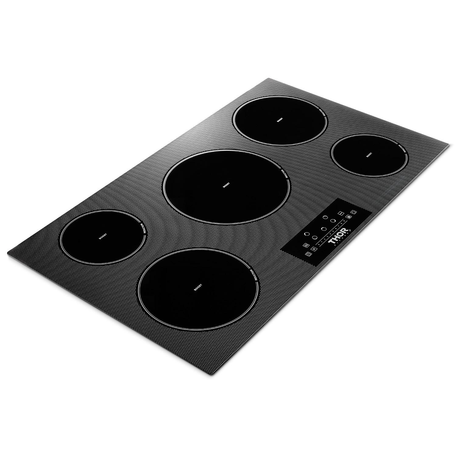 Thor Kitchen TIH36 36 Inch Built-In Induction Cooktop With 5 Elements - Image 6