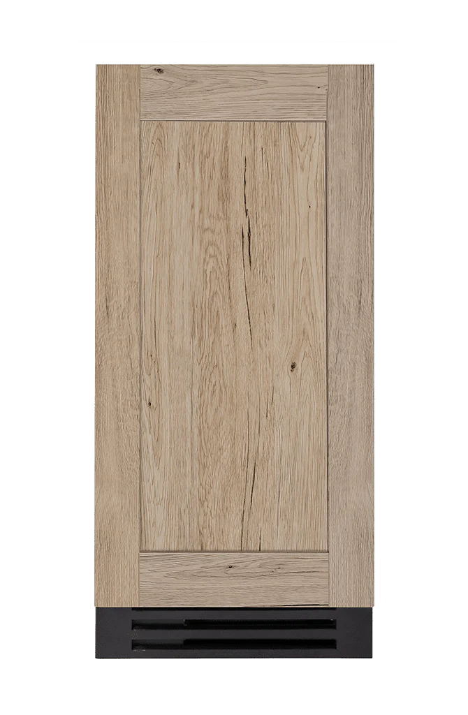 True Residential TUI15ROPD 15 Inch Overlay Panel Door Right Hinge Clear Ice Machine