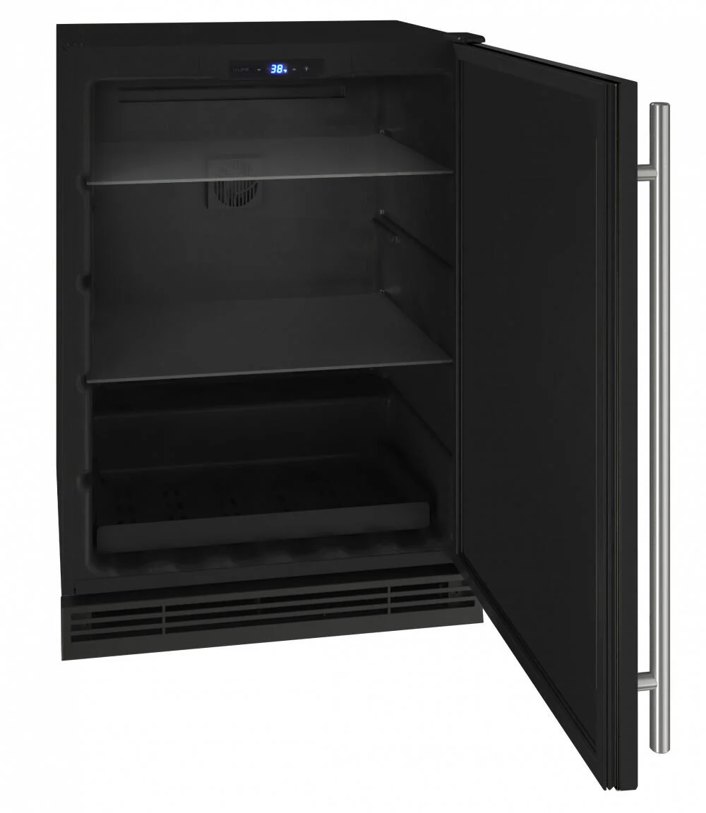 U-Line UHRE124BS01A Hre124 24" Refrigerator With Black Solid Finish (115V/60 Hz Volts /60 Hz Hz) - Image 2