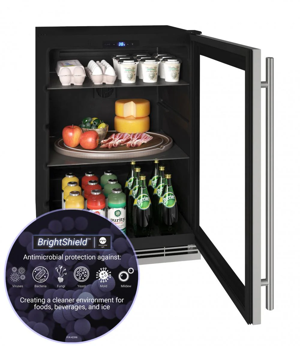 U-Line UHRE124SG81A Hre124 24" Refrigerator With Stainless Frame Finish (115V/60 Hz Volts /60 Hz Hz) - Image 2