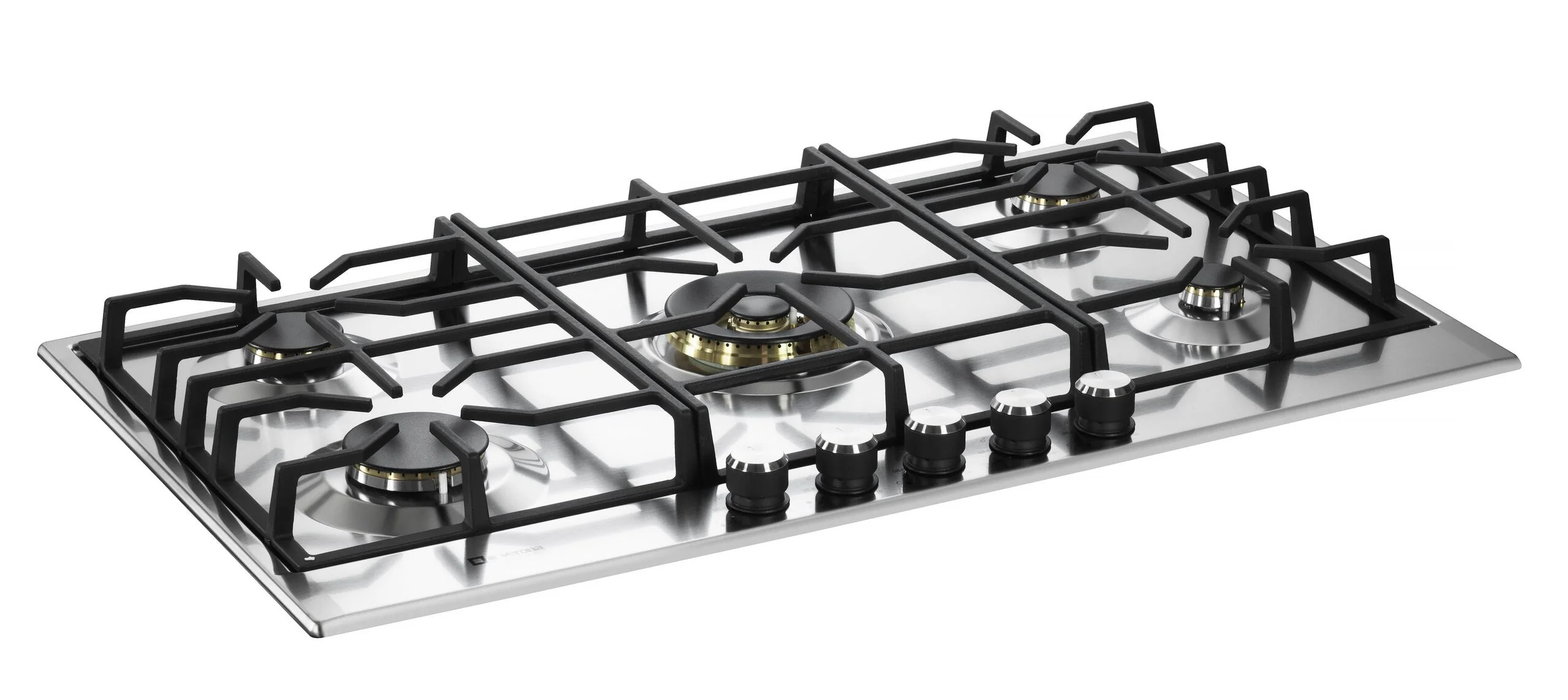 Verona VDGCT536FSS Verona 36" Designer Gas Cooktop-Brass Burners Ss - Image 3