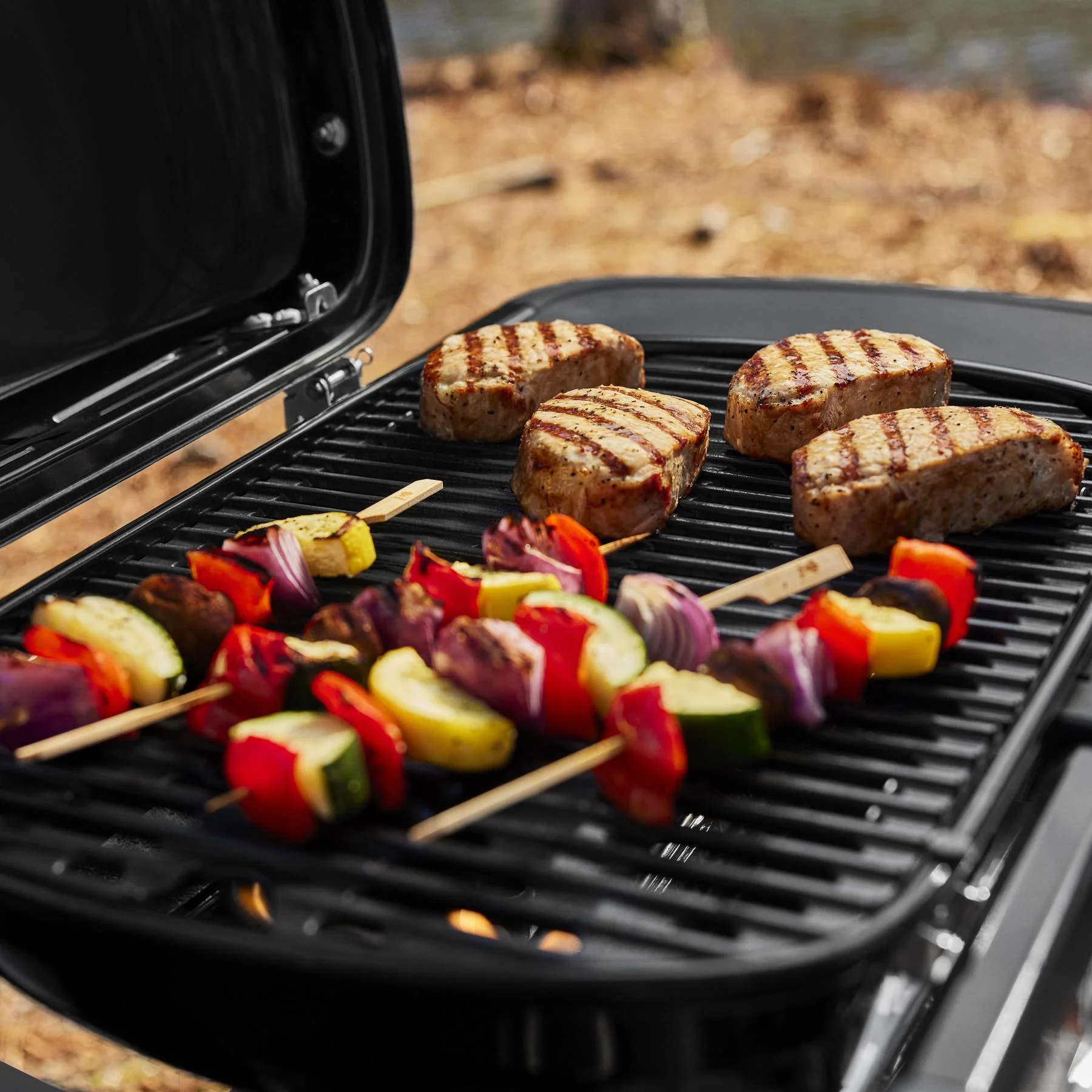 Weber 1500460 Weber Traveler® Compact Portable Gas Grill - Black - Image 10