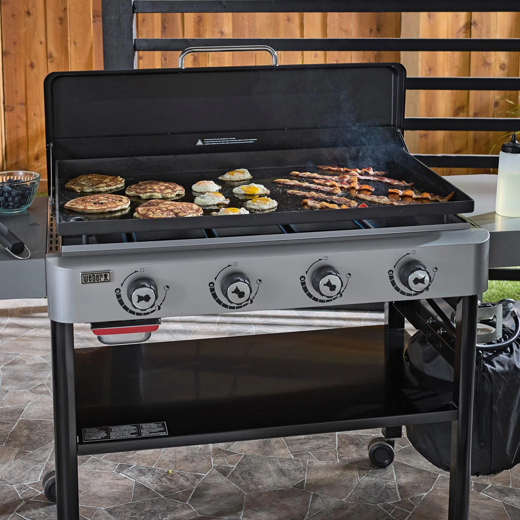 Weber 1501006 Weber® 36" Rust-Resistant Griddle - Black - Image 5