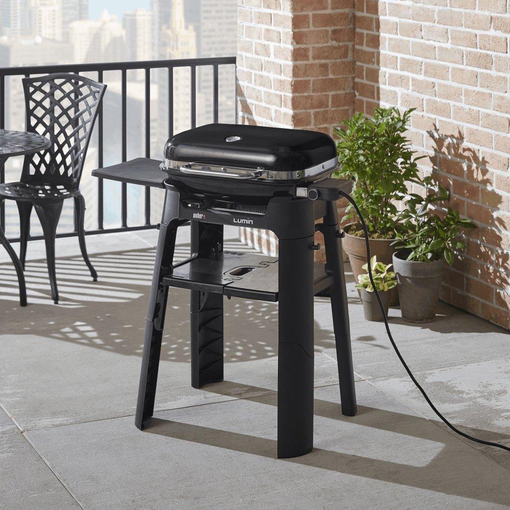 Weber 6619 Stand With Side Table - Lumin Electric Grill - Image 5