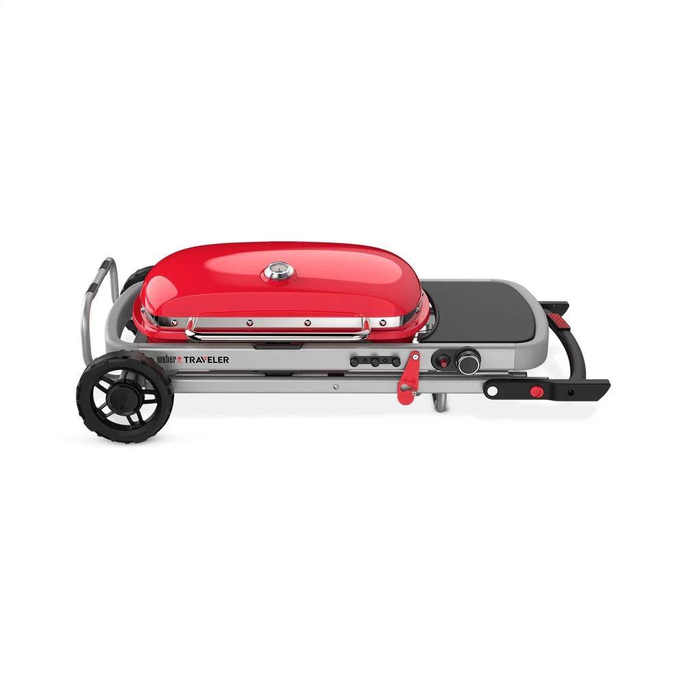 Weber 9030001 Weber Traveler Portable Gas Grill - Red - Image 4