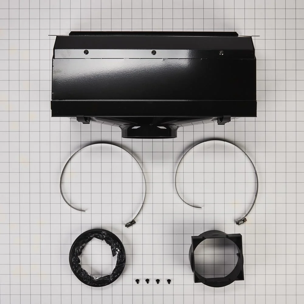 Whirlpool W10620783 Ductless Downdraft Vent Kit, Black - Image 4