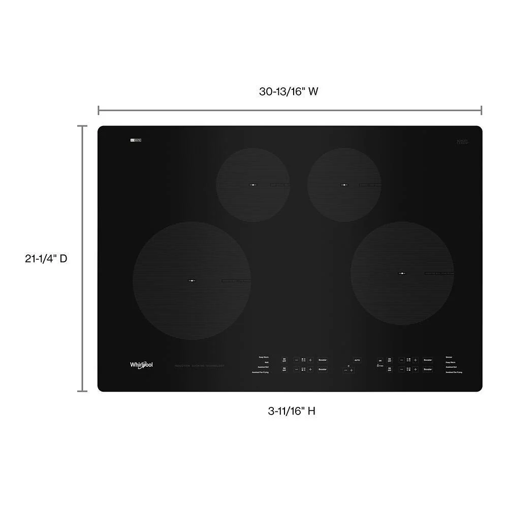 Whirlpool WCI55US0JB 30-Inch Induction Cooktop - Image 7