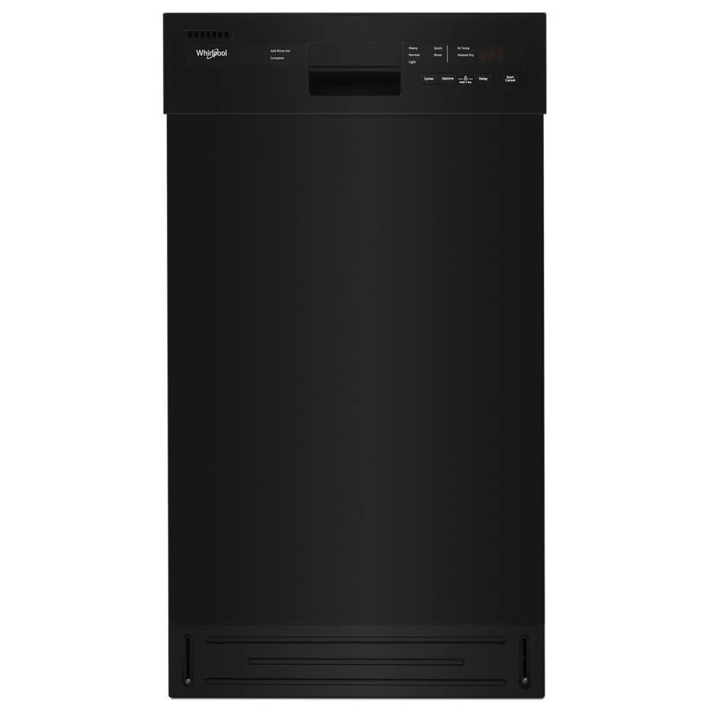 Whirlpool WDPS5118PB Small-Space Compact Dishwasher With Stainless Steel Tub