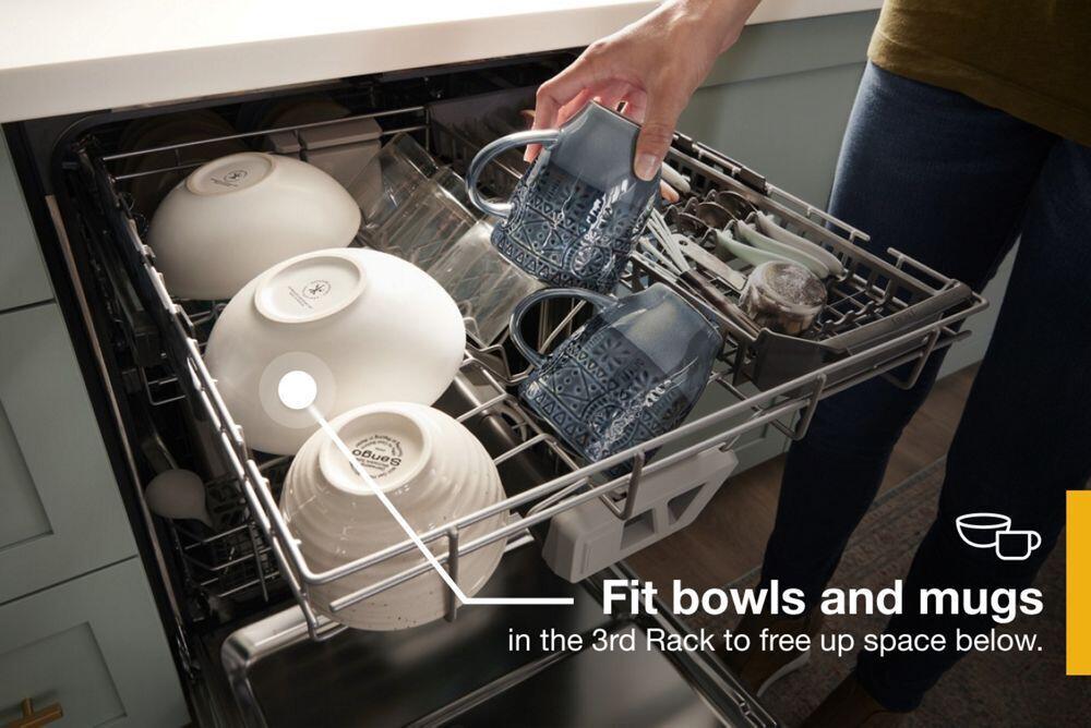 Whirlpool WDT970SAKV Fingerprint Resistant Dishwasher With 3Rd Rack & Large Capacity - Image 4
