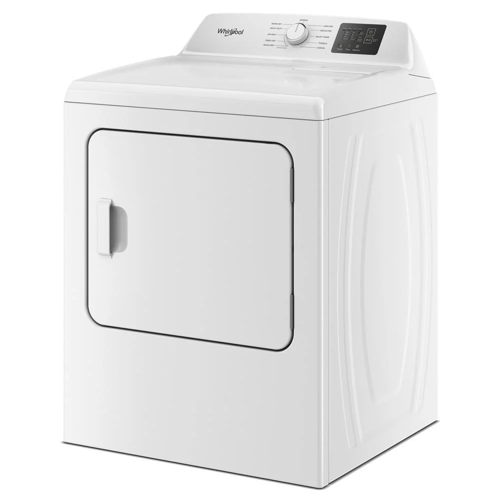 Whirlpool WED4105LSW 7.0 Cu. Ft. Electric Long Vent Dryer With Autosensing - Vented Top Load Matching - Image 14