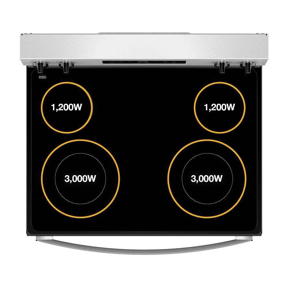 Whirlpool WFES3530RW 30-Inch Electric Range With Steam Clean - Image 9