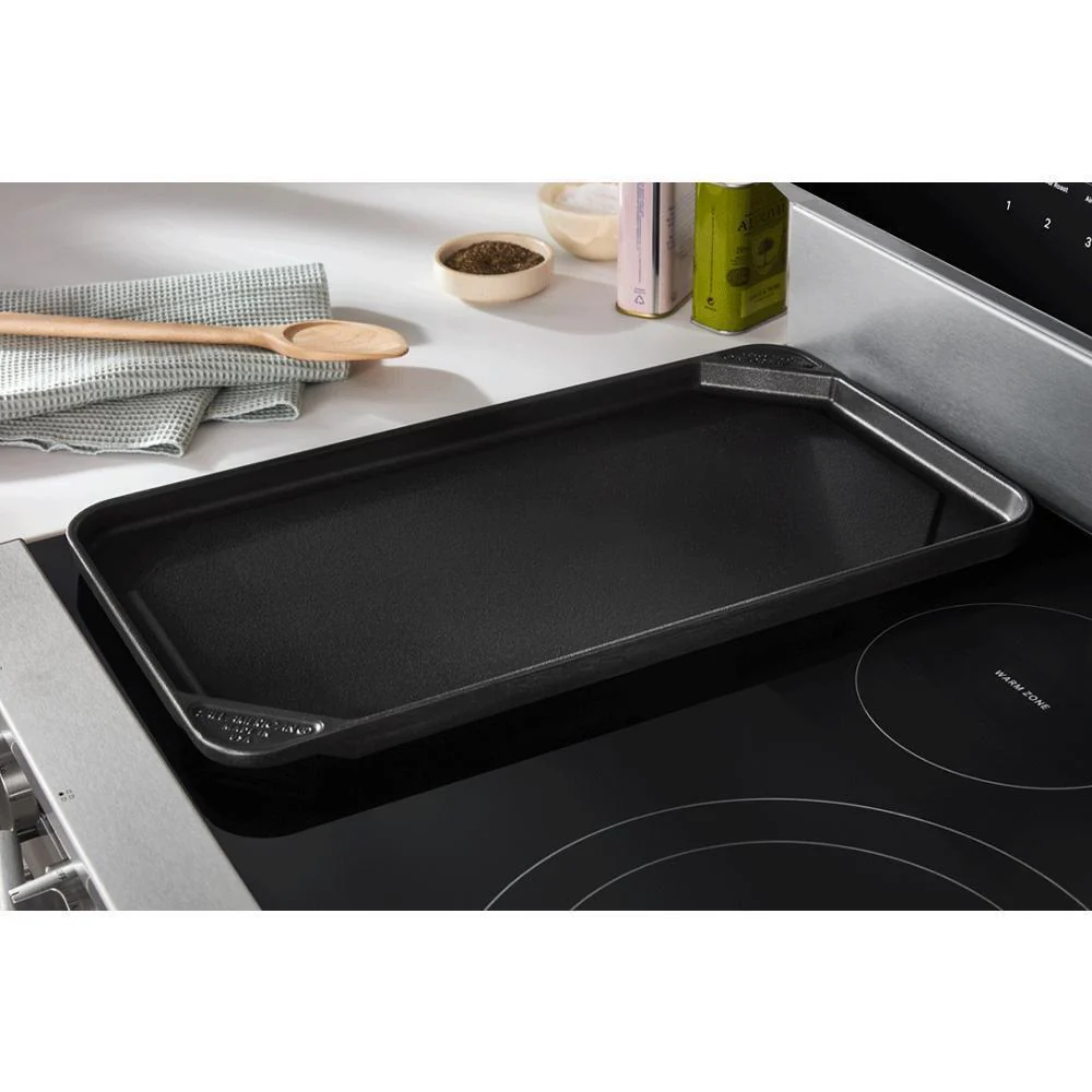 Whirlpool WFES7530RB 30-Inch Smart Electric Smart Range With Air Cooking Technology, No Preheat Air Fry, High Speed Preheat Oven, Wipeclean™ Coating, And Steam/Self Clean - Image 10