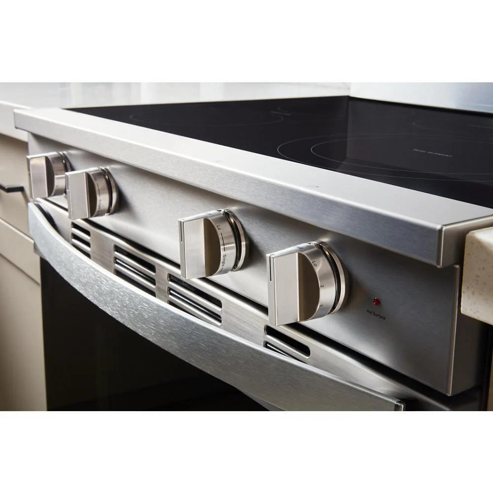 Whirlpool WFES7530RZ 30-Inch Smart Electric Smart Range With Air Cooking Technology, No Preheat Air Fry, High Speed Preheat Oven, Wipeclean™ Coating, And Steam/Self Clean - Image 10