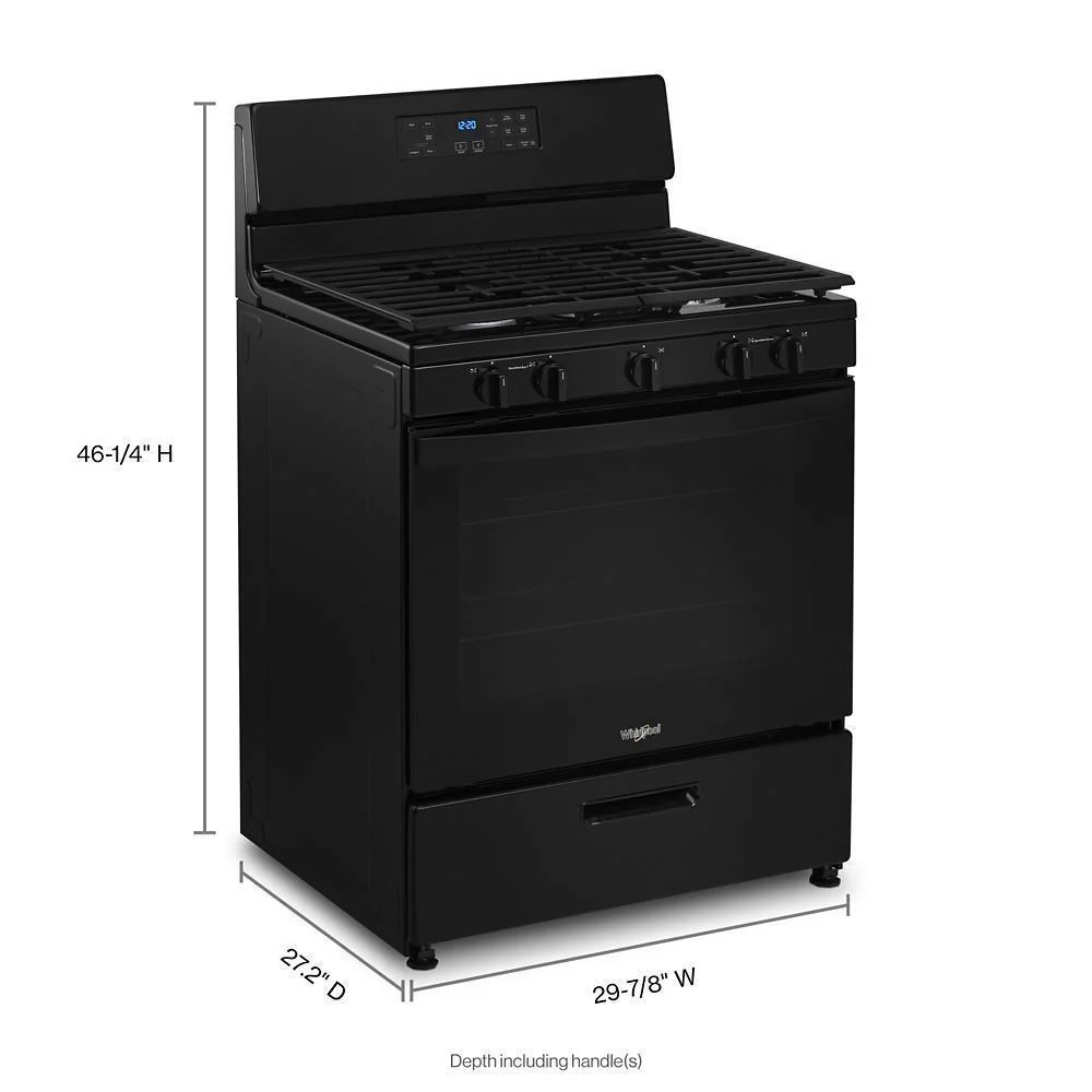 Whirlpool WFG505M0MB 5.1 Cu. Ft. Freestanding Gas Range With Edge To Edge Cooktop - Image 9