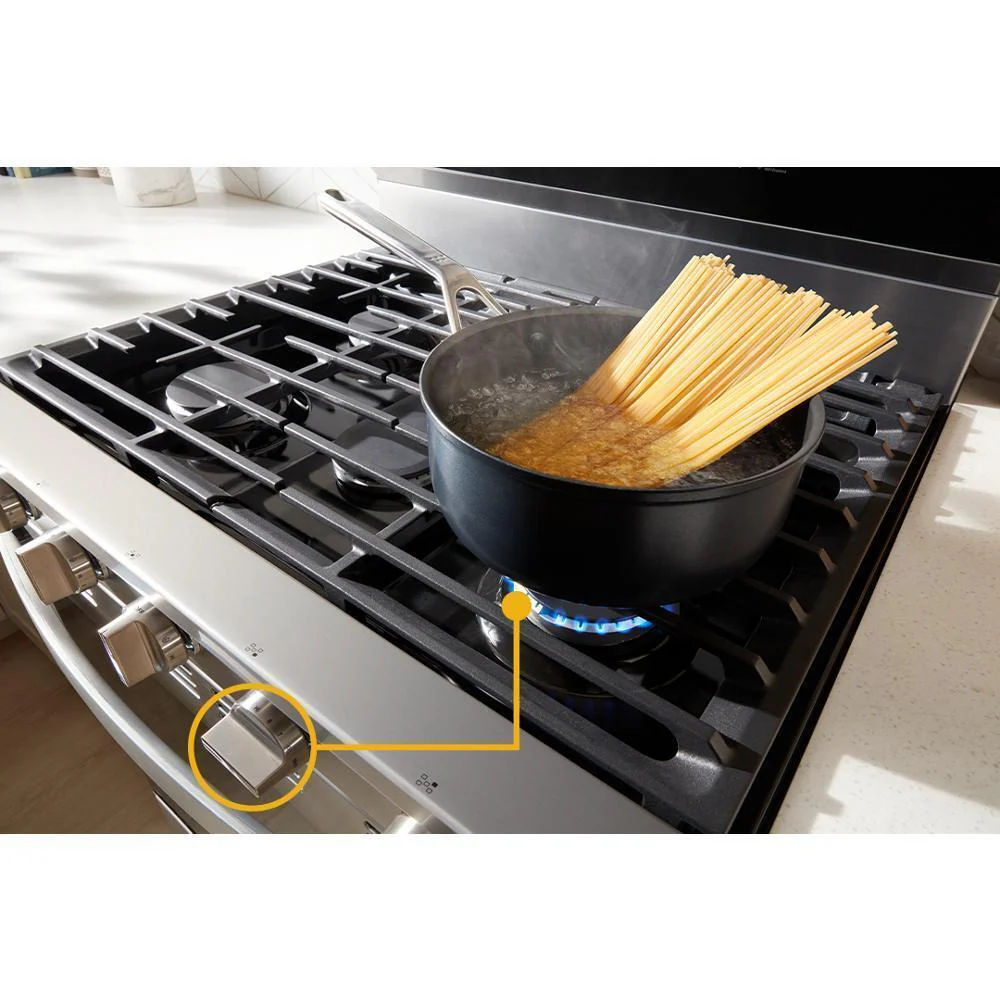 Whirlpool WFGS7530RB 30-Inch Smart Gas Range With Air Cooking Technology, No Preheat Air Fry, Steam/Self Clean And High Speed Preheat - Image 10