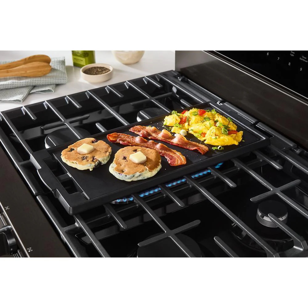 Whirlpool WFGS7530RV 30-Inch Smart Gas Range With Air Cooking Technology, No Preheat Air Fry, Steam/Self Clean And High Speed Preheat - Image 8