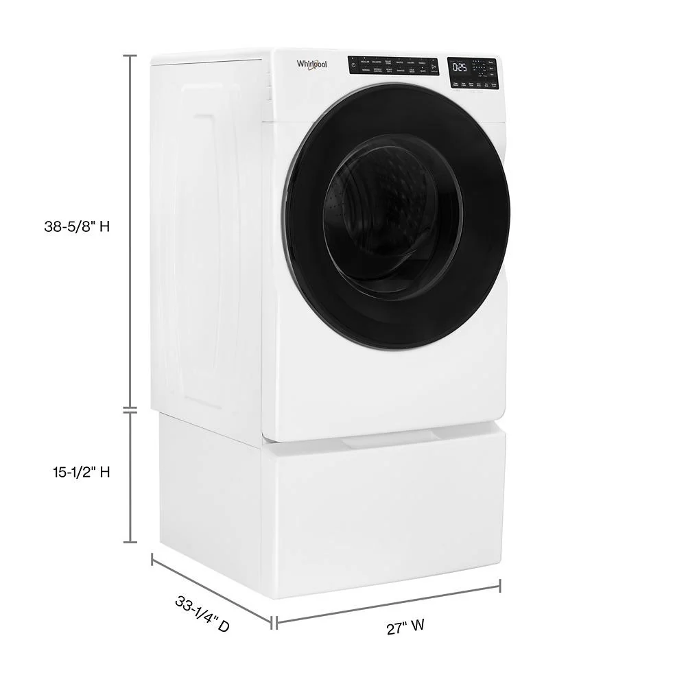 Whirlpool WFW6605MW 5.0 Cu. Ft. Front Load Washer With Quick Wash Cycle - Image 12