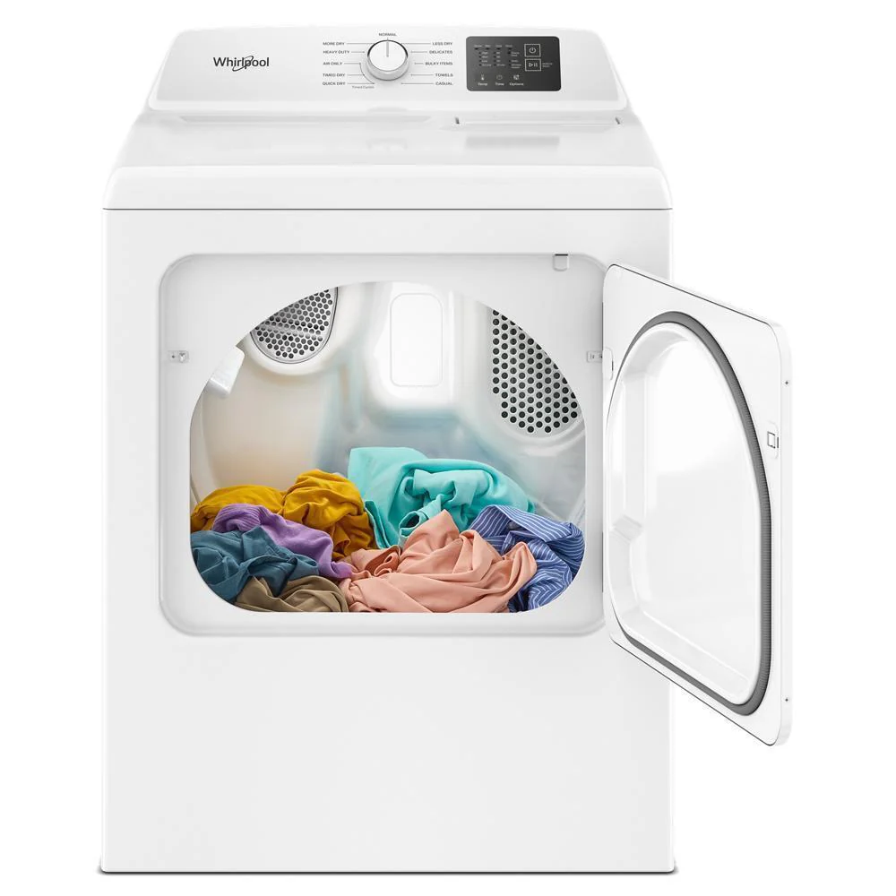 Whirlpool WGD4105SW 7.0 Cu. Ft. Gas Dryer With Autosensing - Vented Top Load Matching - Image 10