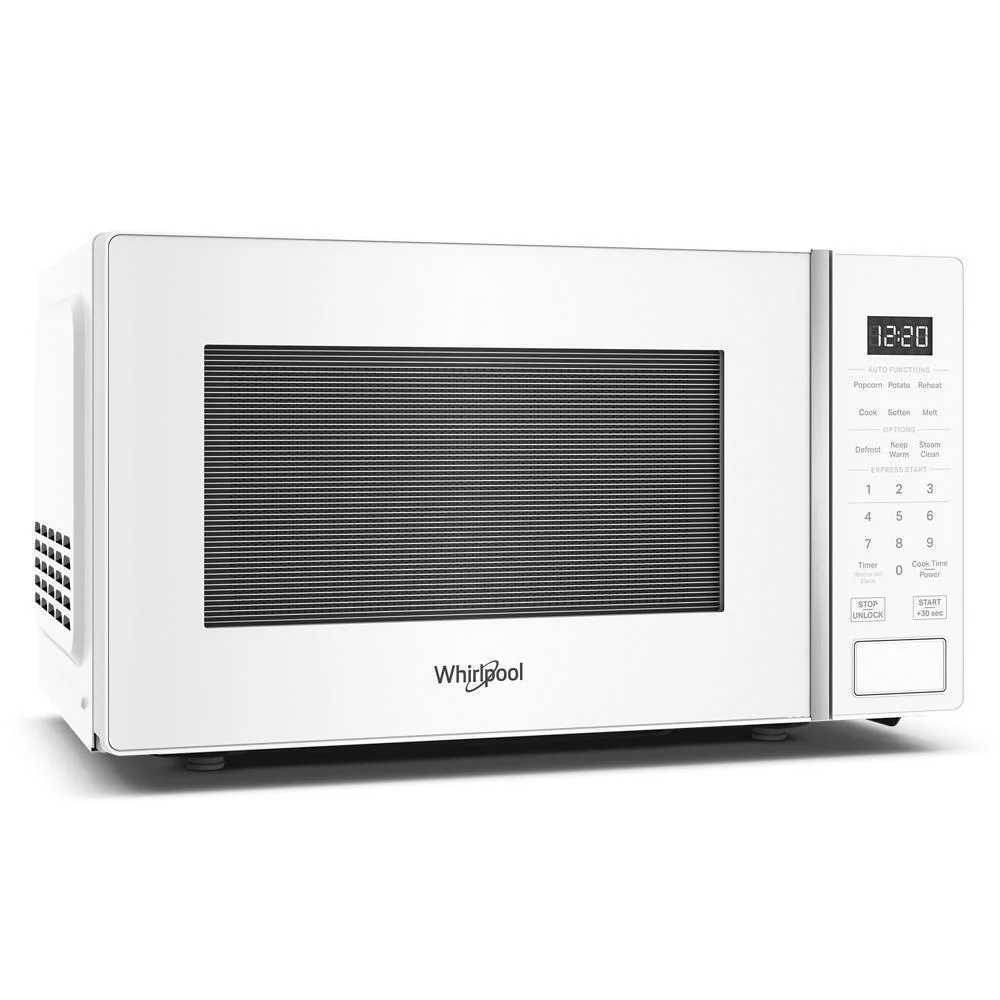 Whirlpool WMCS3018RW 0.7 Cu. Ft. White Countertop Microwave With Steam Clean - 700 Watt - Image 13